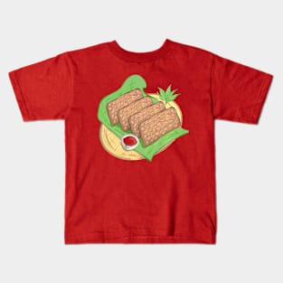 Tempeh Goreng Traditional Indonesian Food Kids T-Shirt